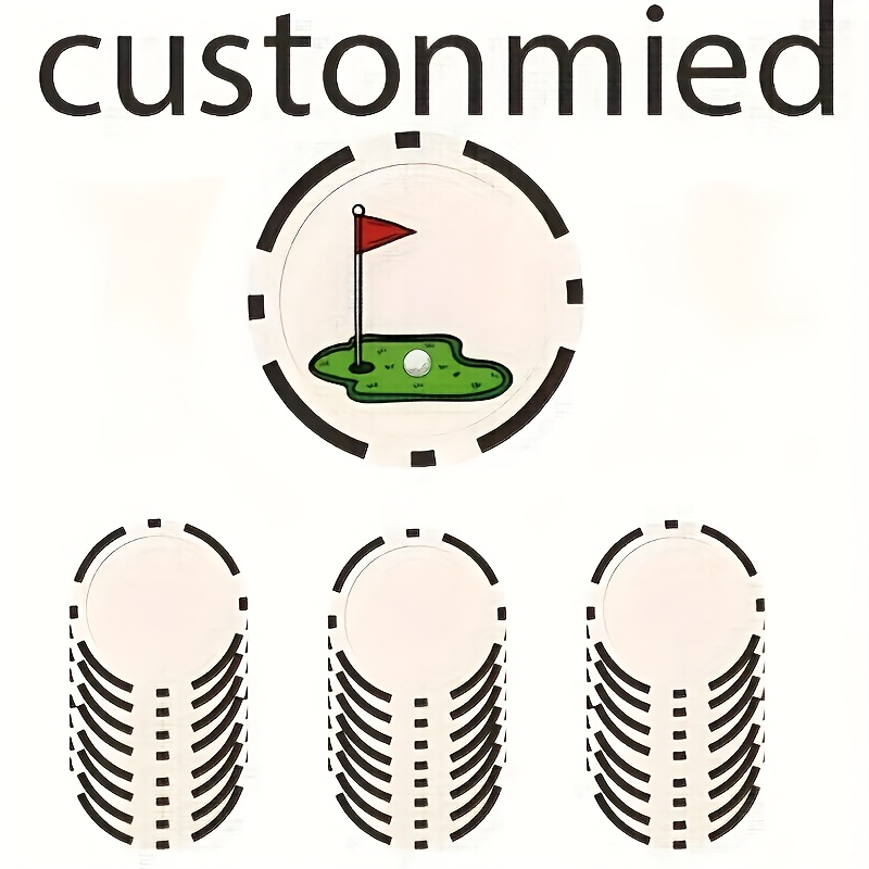 TEMU Custom Order, 3pcs Golf Ball Markers - Choose Your Golf Gift Set | Fun Golf Gifts | For Male Golfers, Dad, Boyfriend, Husband - Birthday,