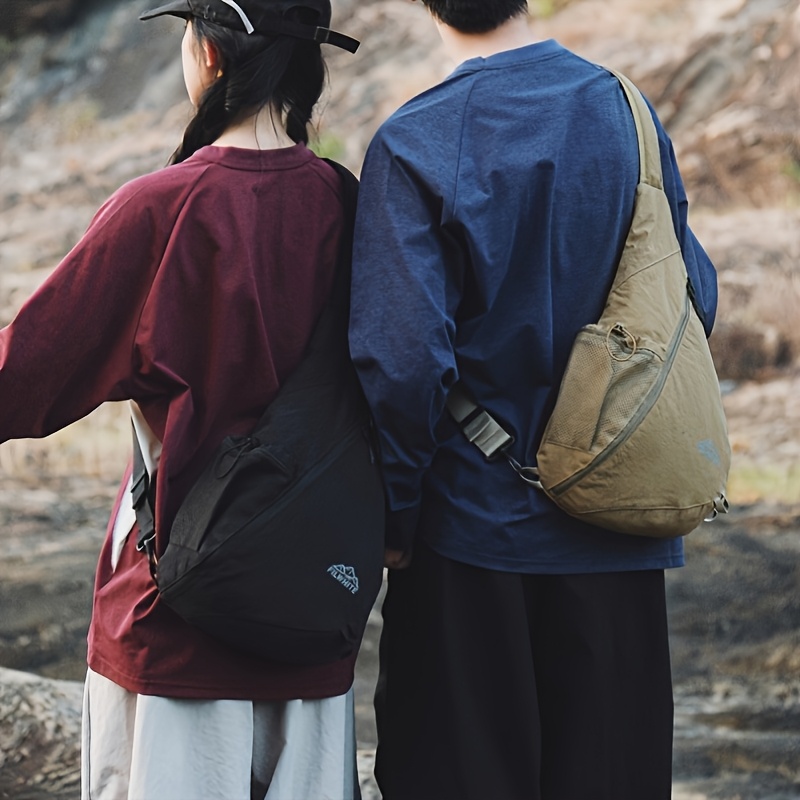 Wasserdichte Sling Chest Bag Mit Flaschenhalter Für Wanderungen_voghion.com