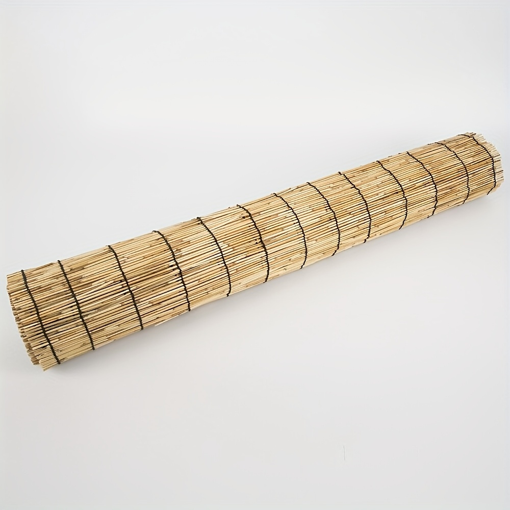 TEMU 1pc Of 3-meter Natural Willow And Rattan Woven Tape Fence Sunshade Privacy Panel Fence Garden Privacy Protection Screen Is Suitable For Garden,