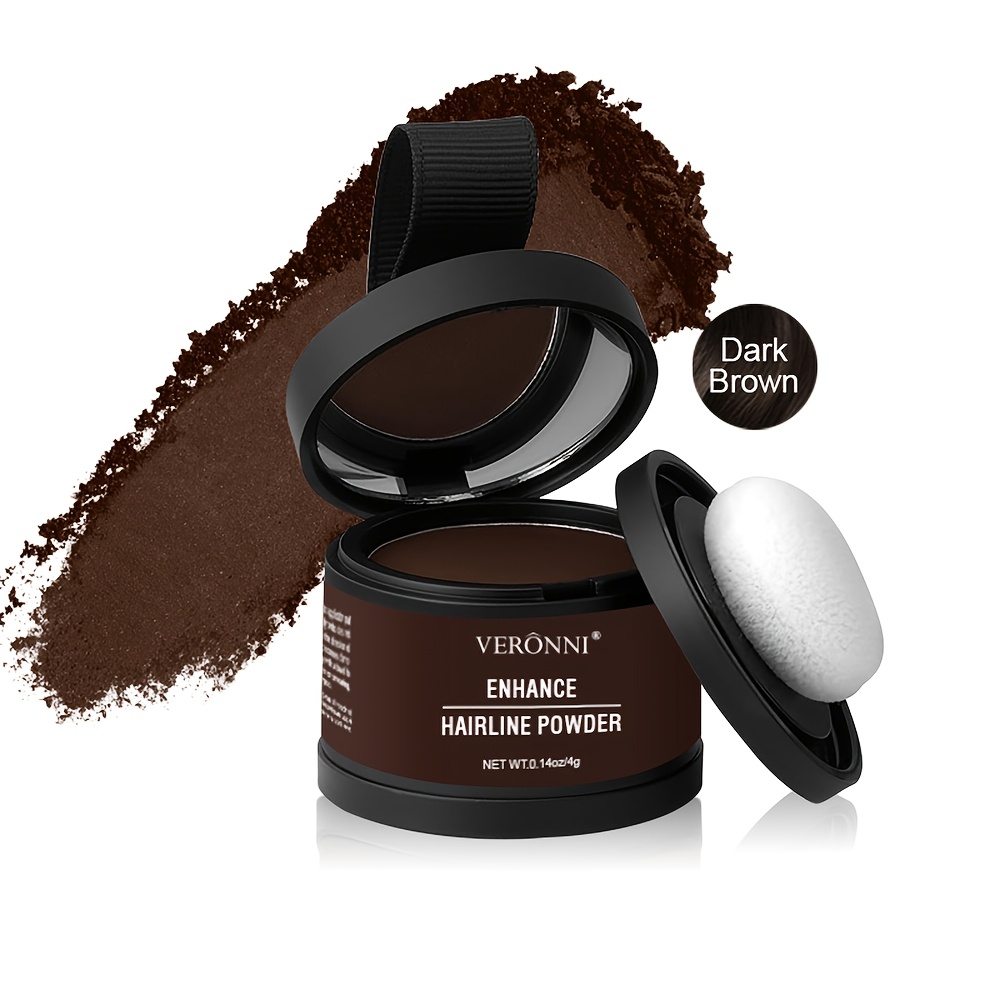 Image of Veronni Hair Line Shade Powder Embellishment Fill Forehead Hairline Make-up Powder Plant Squalane With Plant Squalane