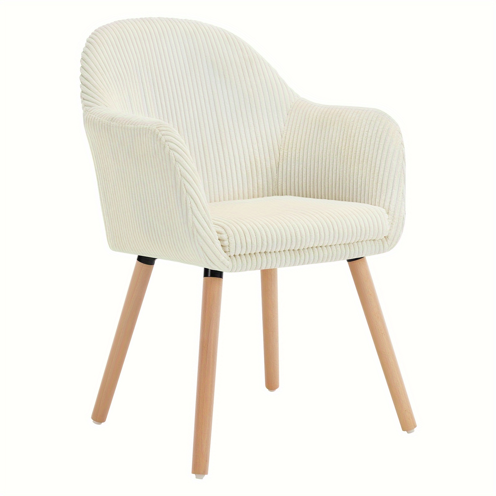 TEMU Silla de comedor, silla de cocina, sillón moderno de malla de cordón con patas de madera