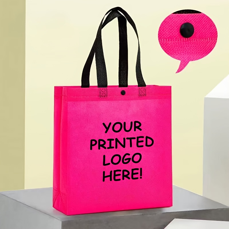 23pcs Customizable Reusable Handbags, Large Capacity Tote Bags