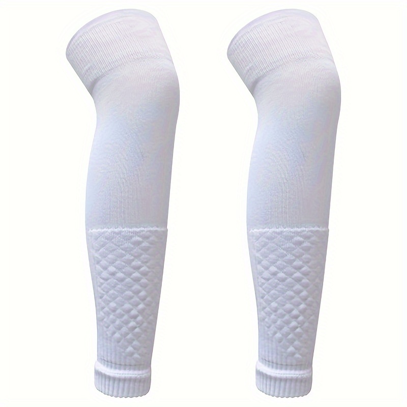 

1 Pair New Professional Soccer/football Thickened Sweat-absorbent Leg Sleeves, Basketball Sports Leg Covers, Breathable Performance Compression Fit Outdoor Activities