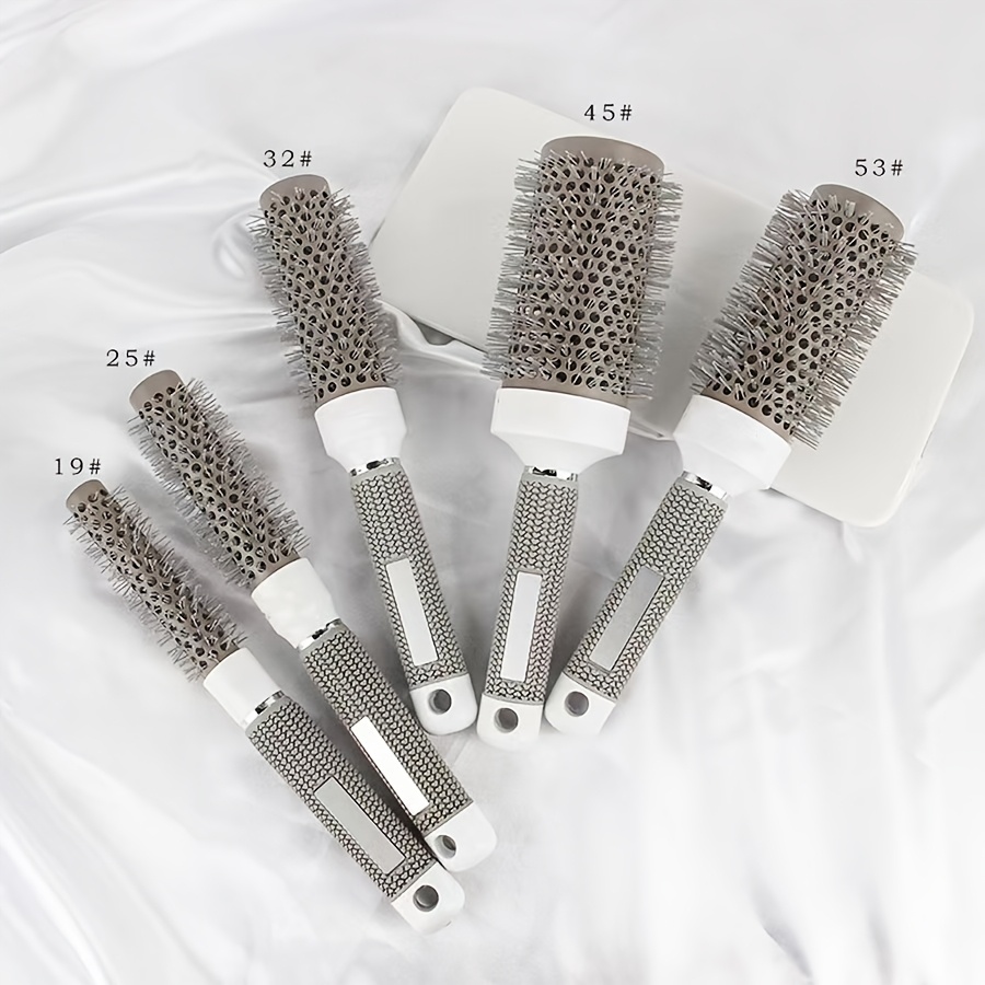 TEMU 5 piezas/Rizador de pelo , peine especial para , tubo de aluminio , cerámica, cepillo para , peine