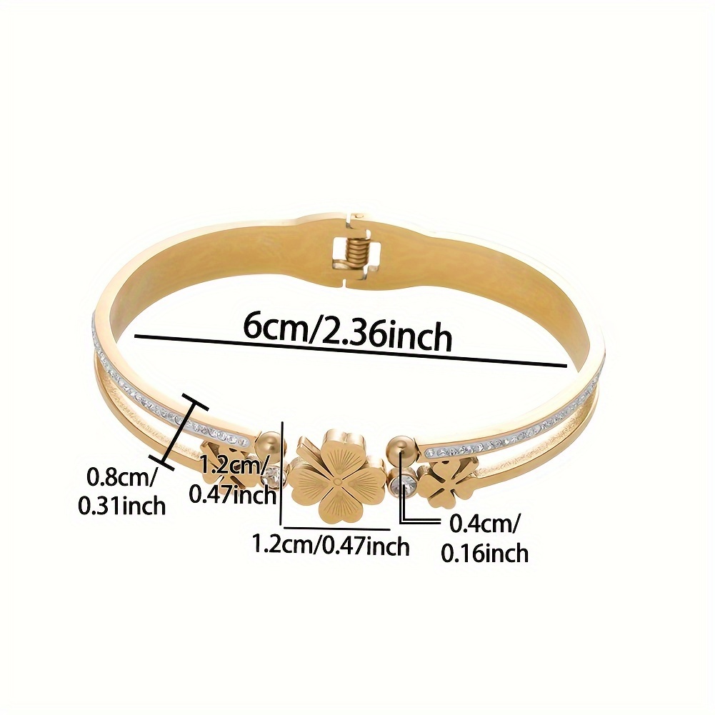 Women's Stainless Steel Hollow Out Bracelet