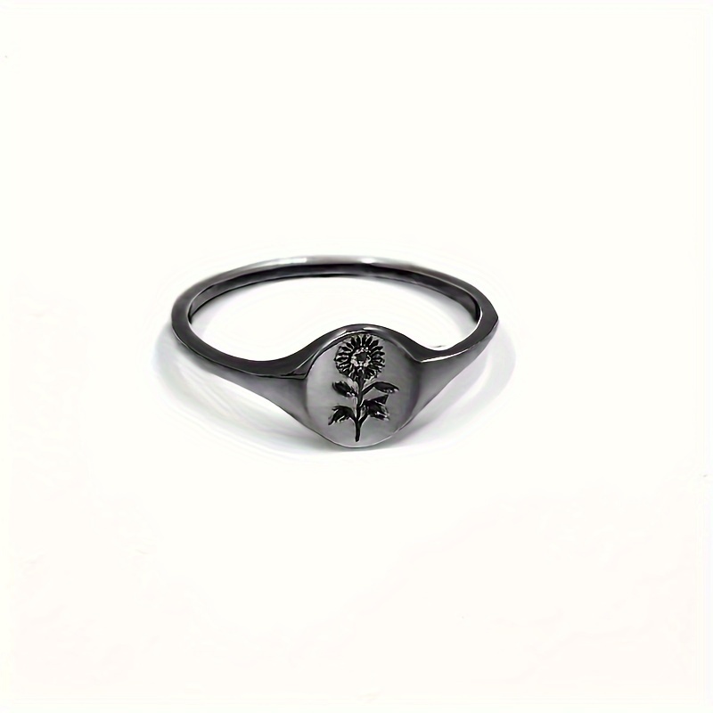 Bohemian Sunflower Ring for Ladies - Stylish and Minimalist