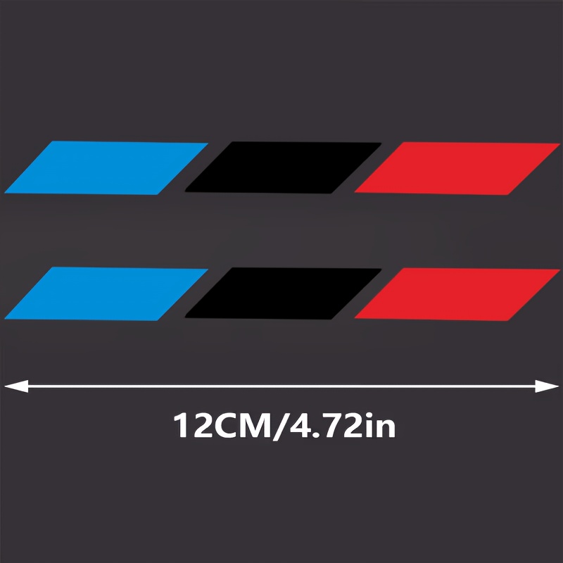 2pcs Blue Black Or Windshield Wiper Stickers | Car Decorative Decals, Car Body Scratch Protection Cover, Self-adhesive Vinyl, Matte