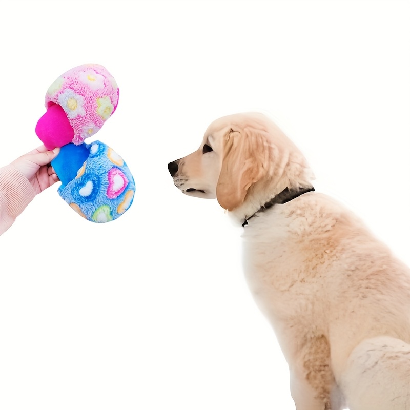 Pet Plush Slippers Dog Slipper Toys Cat Small Pet Toy