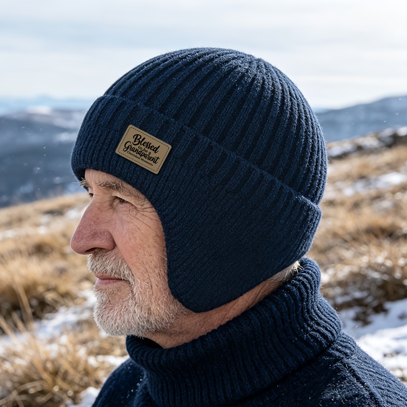 TEMU Nuovo cappello da caldo con protezione per le orecchie, e di tendenza per esterni, cappello casual senza tesa elegante e versatile per di et� e