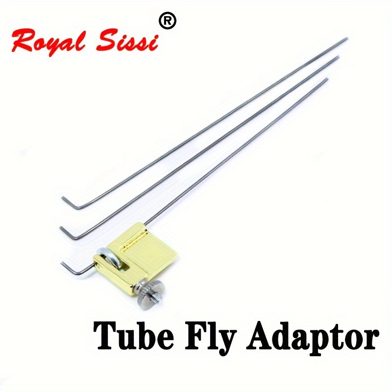 E-shop 1 Set Tube Fly Adapter Werkzeug Tube Fly Anbringung mit 3-Pins & Steelhead Tube Flies Fliegenbinden Werkzeuge Fliegenfischen Zubehör