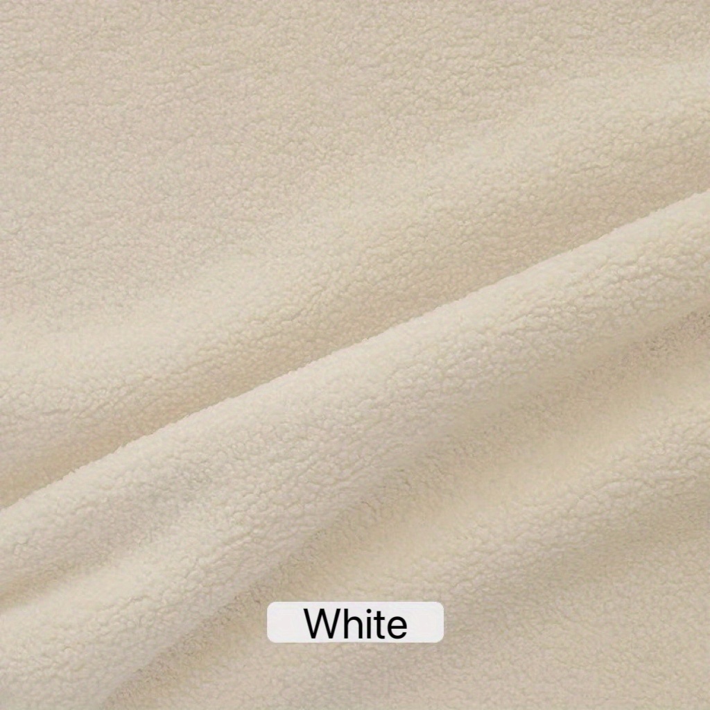 1pc Of Soft Plush Teddy Wool Fabric - Beige Material, Suitable For Sofas, Toys, And Clothing Additions, Hand Wash , Comfortable And Warm, With A Cashmere-like Texture