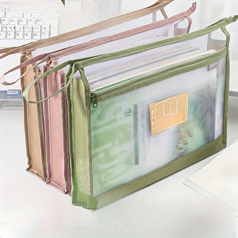 

Double- File Bag, See-through Organizer, For , , And , 1-