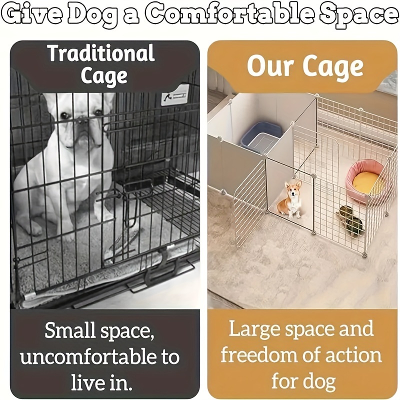 pet fence dog cage pet fence for dogs indoor dog cage for small dogs pet barrier   combinable a fence for training dogs   a fixed place to go to the bathroom Product details 2