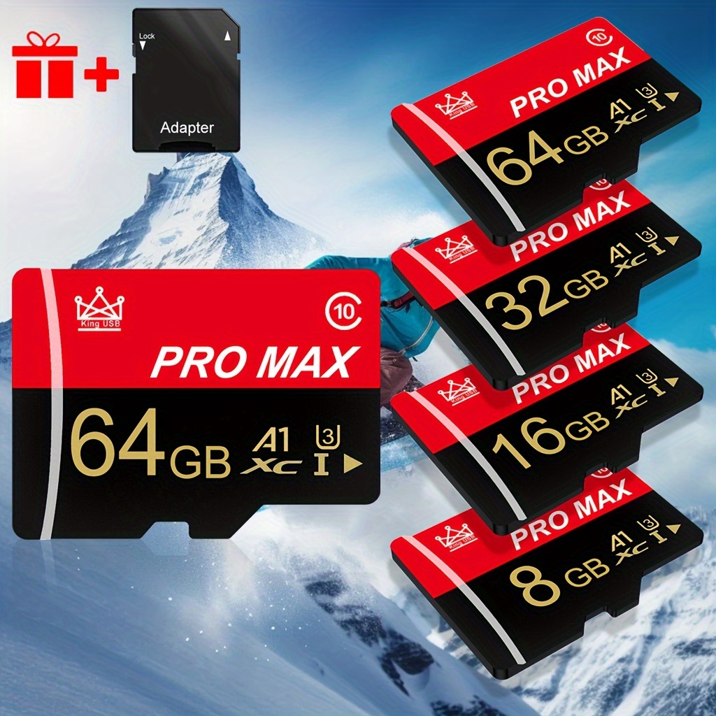 

Memory Card 64gb/32gb/16gb/8gb/4gb/2gb/1gb High Speed Flash Card A1/c10/u3 Memory Microsd Tf/sd Card For Tablet/camera/mobile Phone/laptop/pc/car Audio/game Console/audio, Store Your Files Securely!