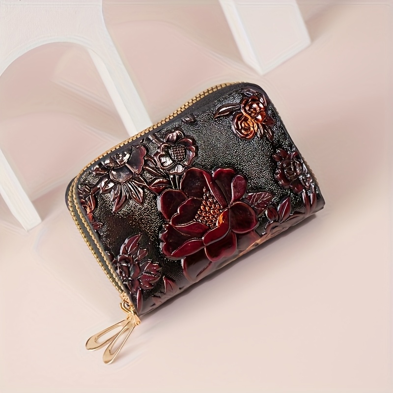 Image of Women's Wallet 2025 New Printed Double-zip Korean Style Short Coin Purse, Niche Design, Simple, Large Capacity, Multi-functional Card Holder