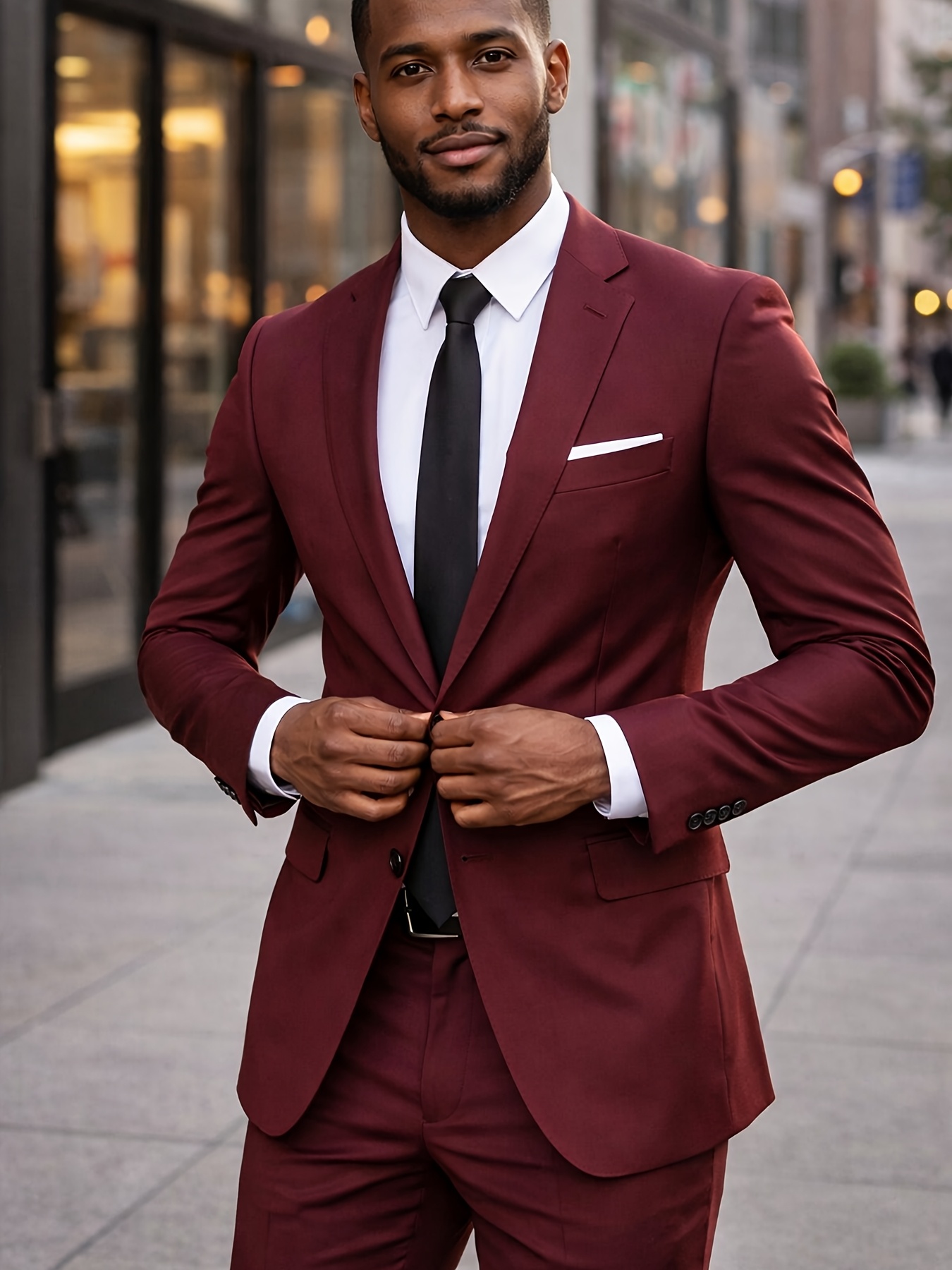 burgundy dress shirt and tie Burgundy Dress Shirt 20 / 38/39