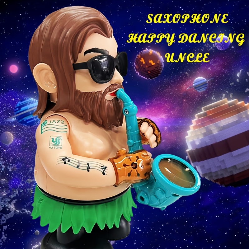 original savage stunt electric toy with moving saxophone like accessory doll for auto obstacle avoidance music lights low not included birthday christmas halloween Product details 1