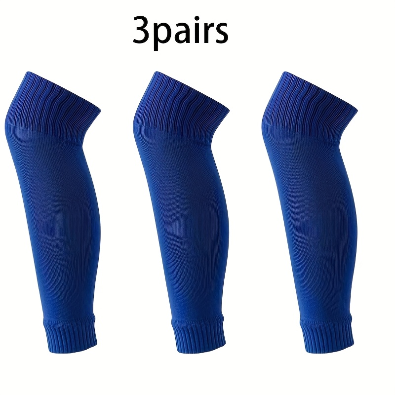 Image of Random 3/5 Pairs Of Soccer Socks With Options, Suitable For Men And Women, Designed To Prevent Friction And Provide Compression Support For Soccer, Basketball, Cycling, Hiking, And More