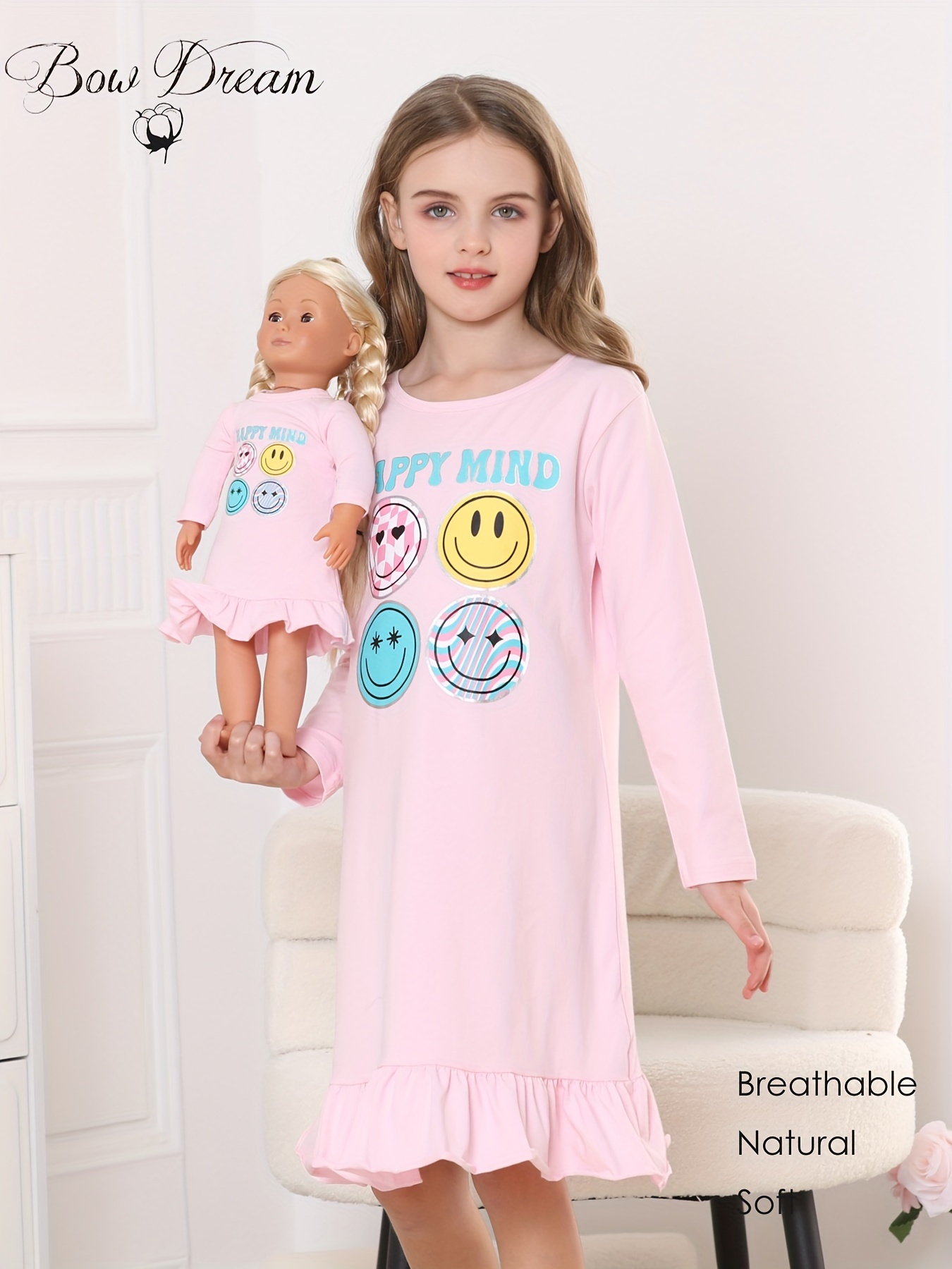 Dolls' Organic Cotton Matching Pajamas