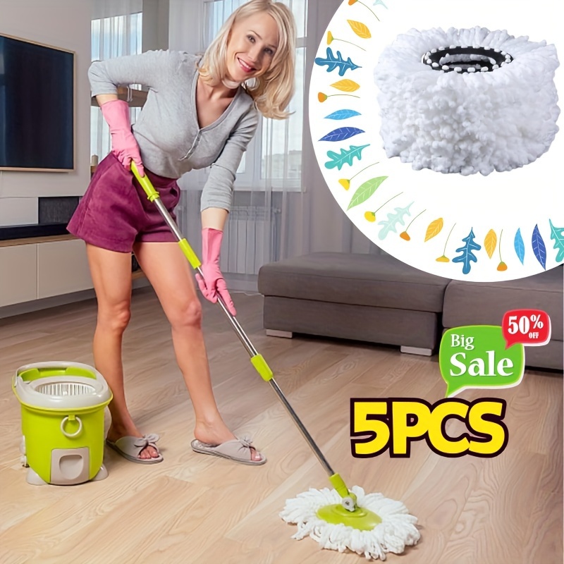 

5pcs Mop Refills - Compatible Mop, Absorption Replacement Mop