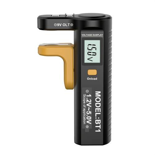 dry battery tester electrical measurement multi functional tools with current function measuring range 1 2v 5 0v
