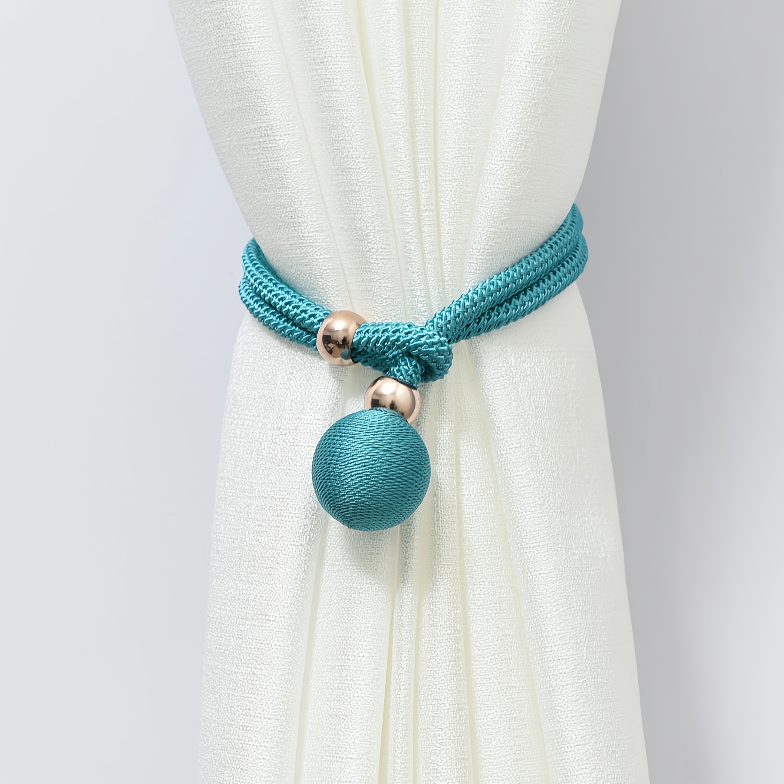 2pcs, New Egg Ball Tieback Curtain Ties, Style, No Drilling or Installation Required, In Stock, Pack of 2