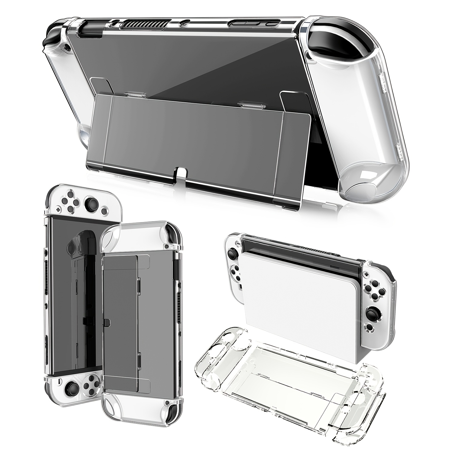 

With Stand For Switch Oled - Hard Shell Console Cover