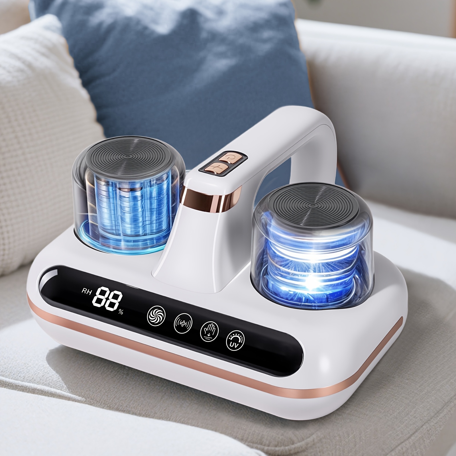 5 in 1 bed vacuum cleaner 10kpa   mattress vacuum cleaner with 80000 rpm tapping for deep cleaning long lasting wireless handheld vacuum with 1800mah large capacity dust   with digital visualization screen for dust pet hair