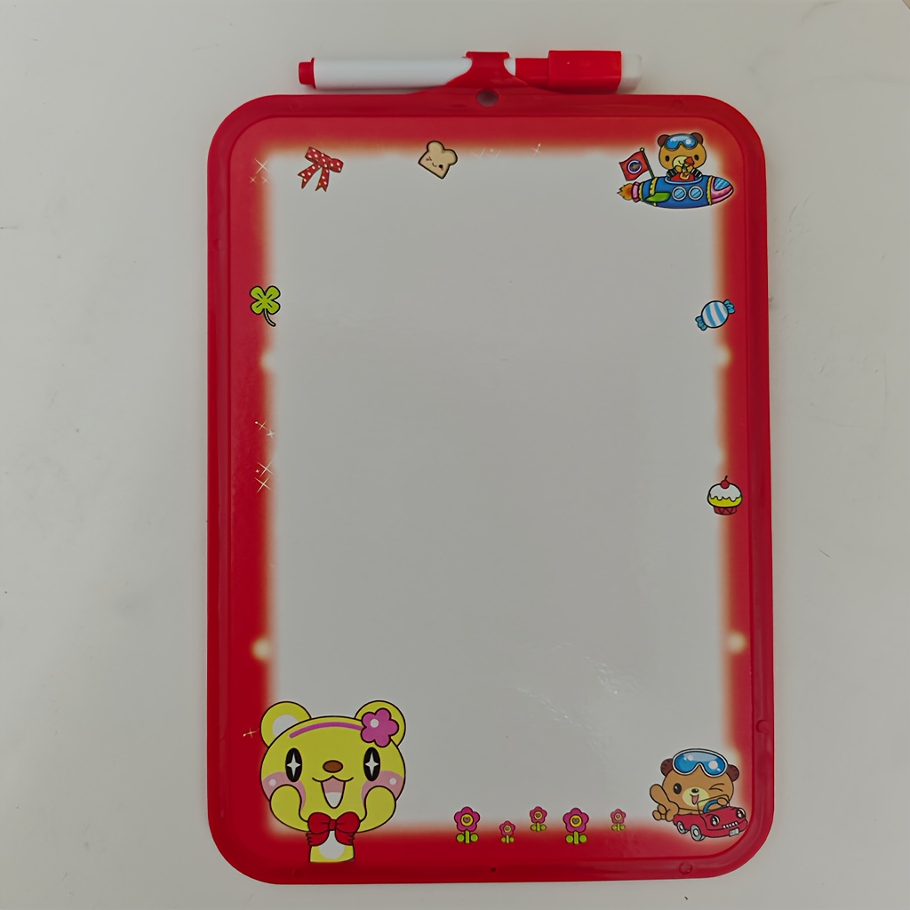 Erasable Drawing Board with Eraser for School Home Practice Writing