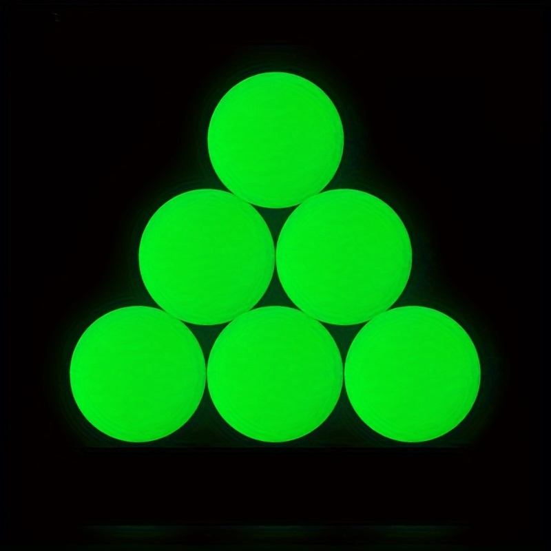

3pcs, Luminous Golf Ball, Night Field Training Automatic Fluorescent Ball, Golf Training Special Luminous Ball