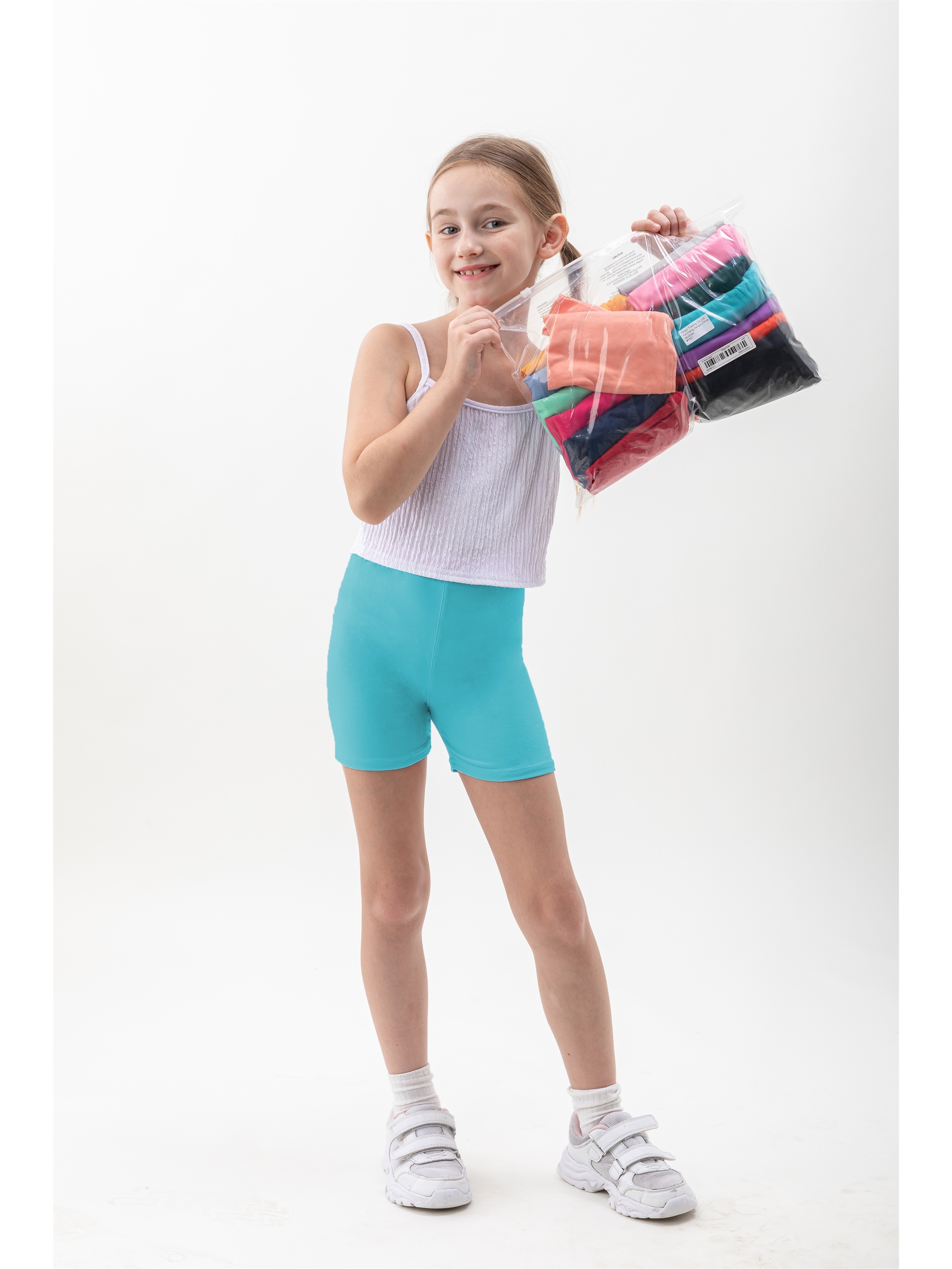 Kindertanzhosen Mit Lederbesatz - Sommer-Übungshosen Für Jungen & Mädchen