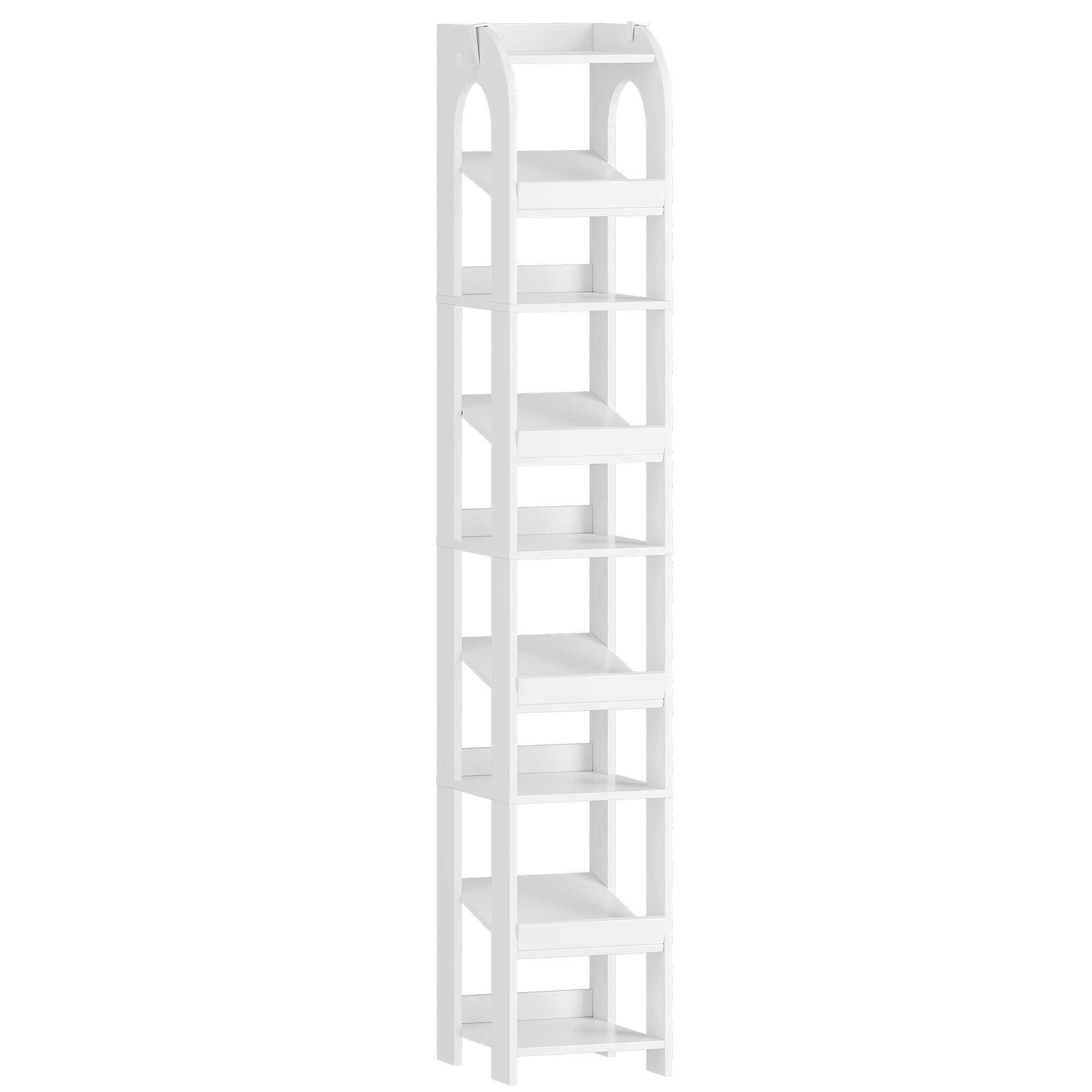 TEMU Vertical Shoe Rack, 9-tier Narrow Shoe Shelves, Wooden Shoe Organizer For Closet, Entryway, Shoe Tower For Small Spaces, Freestanding,