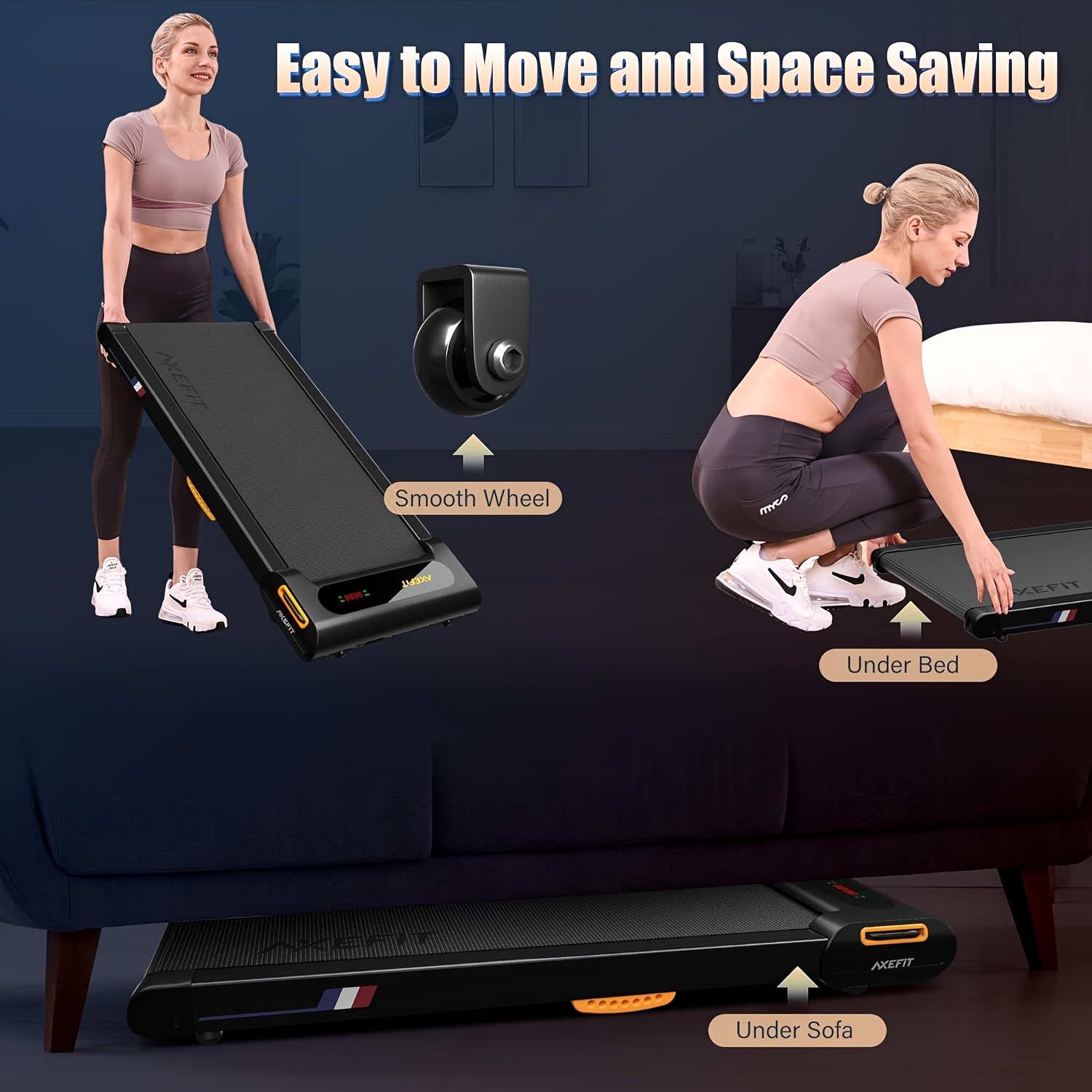 Walking Pad Under The Bed Treadmill With Incline AIRHOT TM500