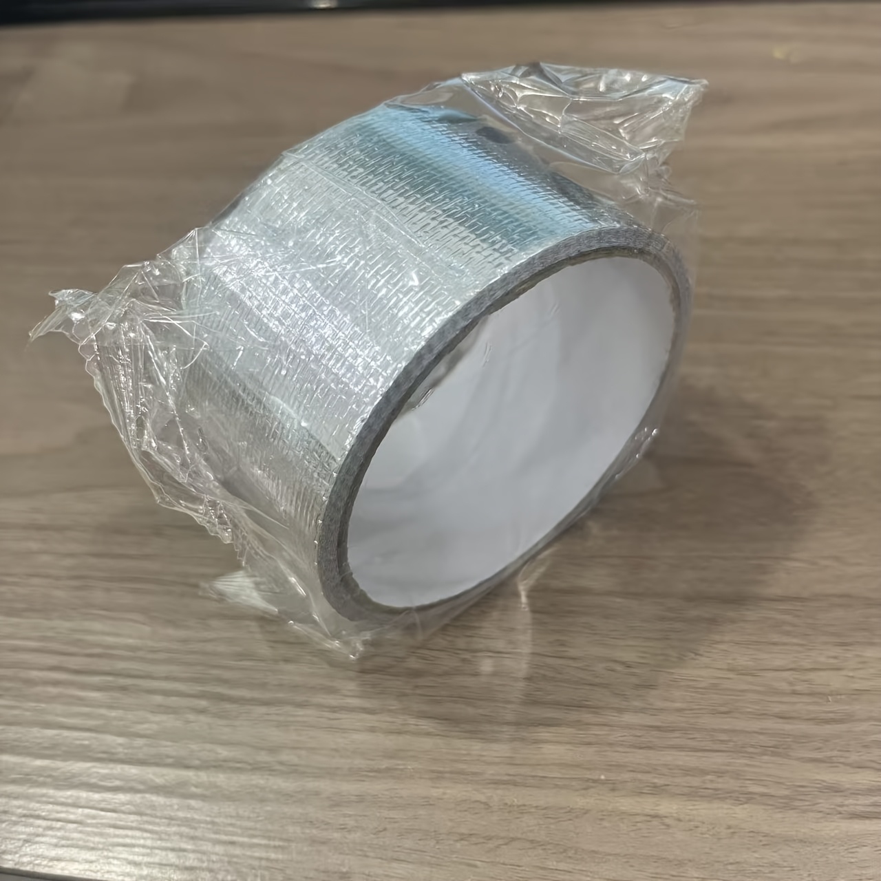 TEMU 1 Roll Of 19.89m Heavy-duty Waterproof Aluminum Foil Tape - Ultra-strong And Durable, High Temperature Resistant (heat Insulation), Leak-proof