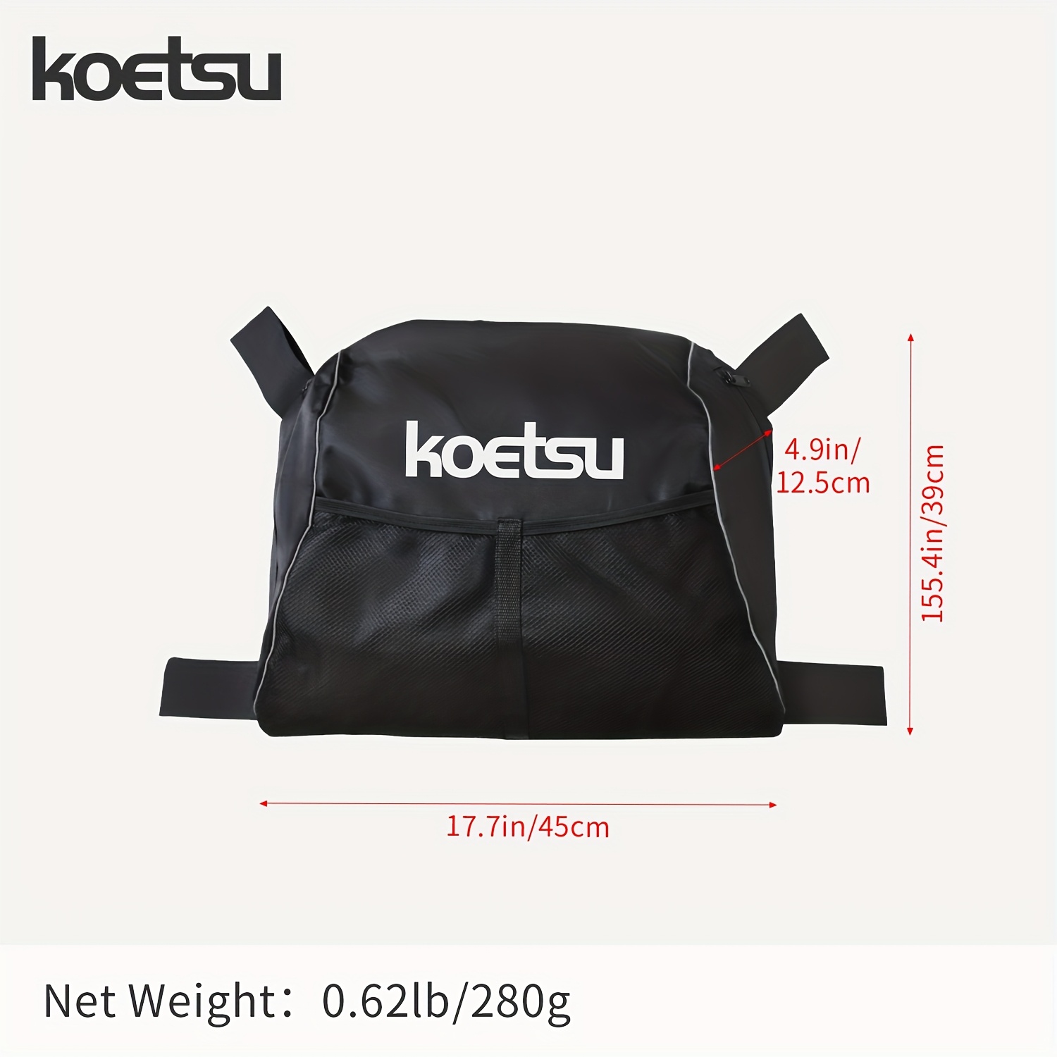 Adjustable Strap Kayak Seat Storage Bag for Sea Kayak Seats