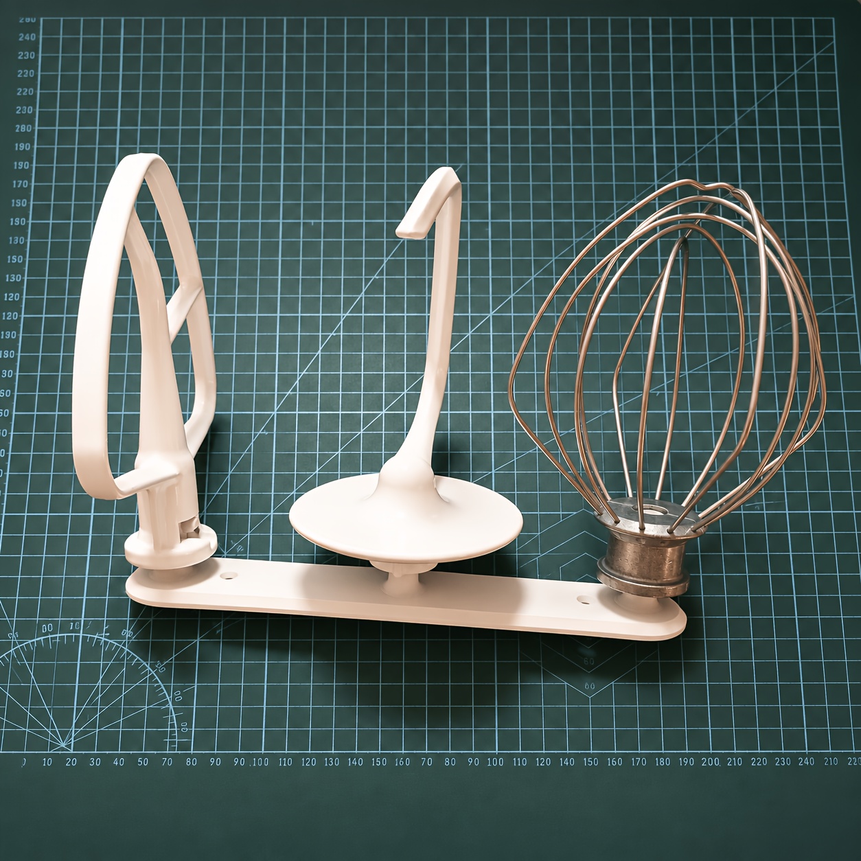 TEMU Rangement de base pour robot culinaire Kitchenaid, support de suspension, étagère de rangement pour outils de pâtisserie, compatible avec les
