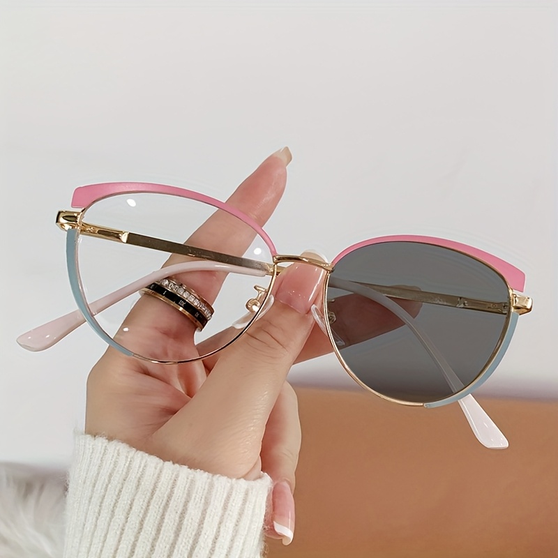 gafas mujer metal ojos gato lentes Temu El Salvador