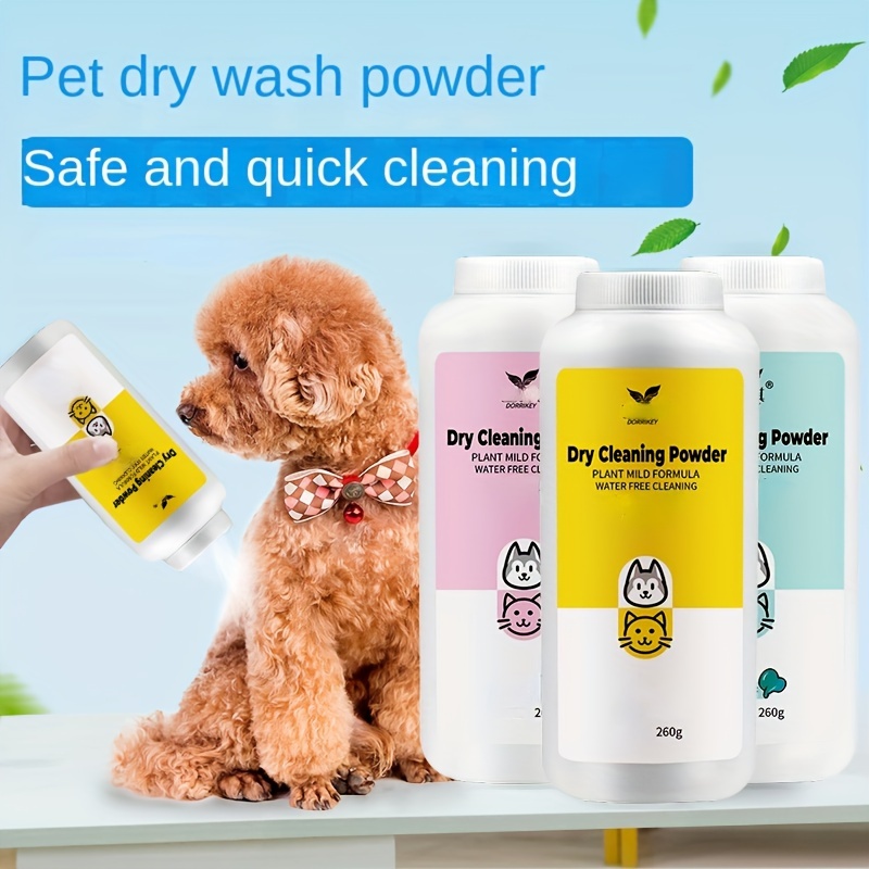 

Cleaning Powder 9.17oz Dogs And Cats Shampoo Shower Gel Puppies And Rabbits Bath Cleaning Gel