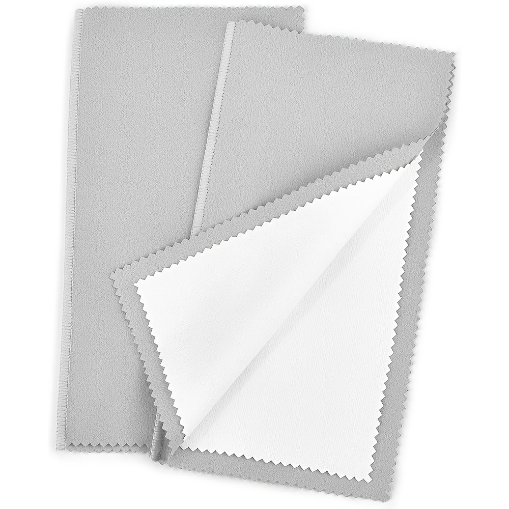 2pcs Professional Polishing Cloth for Jewelry Cleaning