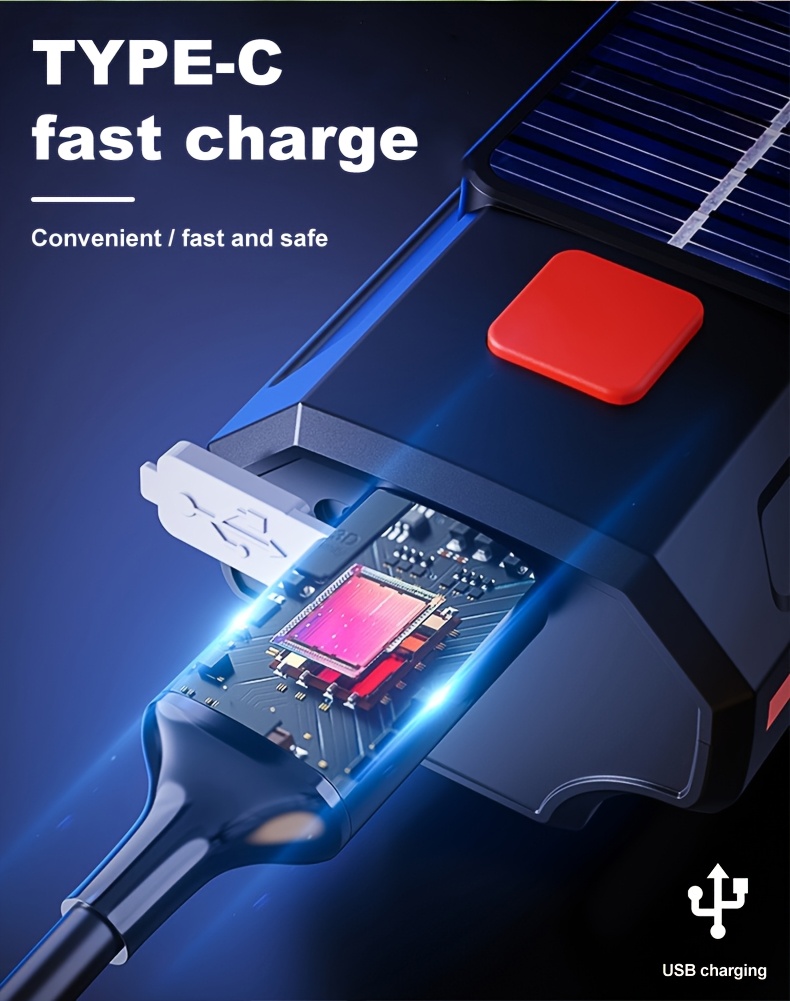 1 stuk/2 stuks Fietsverlichtingsset, met 120 dB Hoorn, 3+4 Verlichtingsmodi, IPX4 Waterdicht, USB Oplaadbaar, Geschikt voor Mountainbikes, Racefietsen Nachtelijk Rijden, Nachtverlichting en Waarschuwing