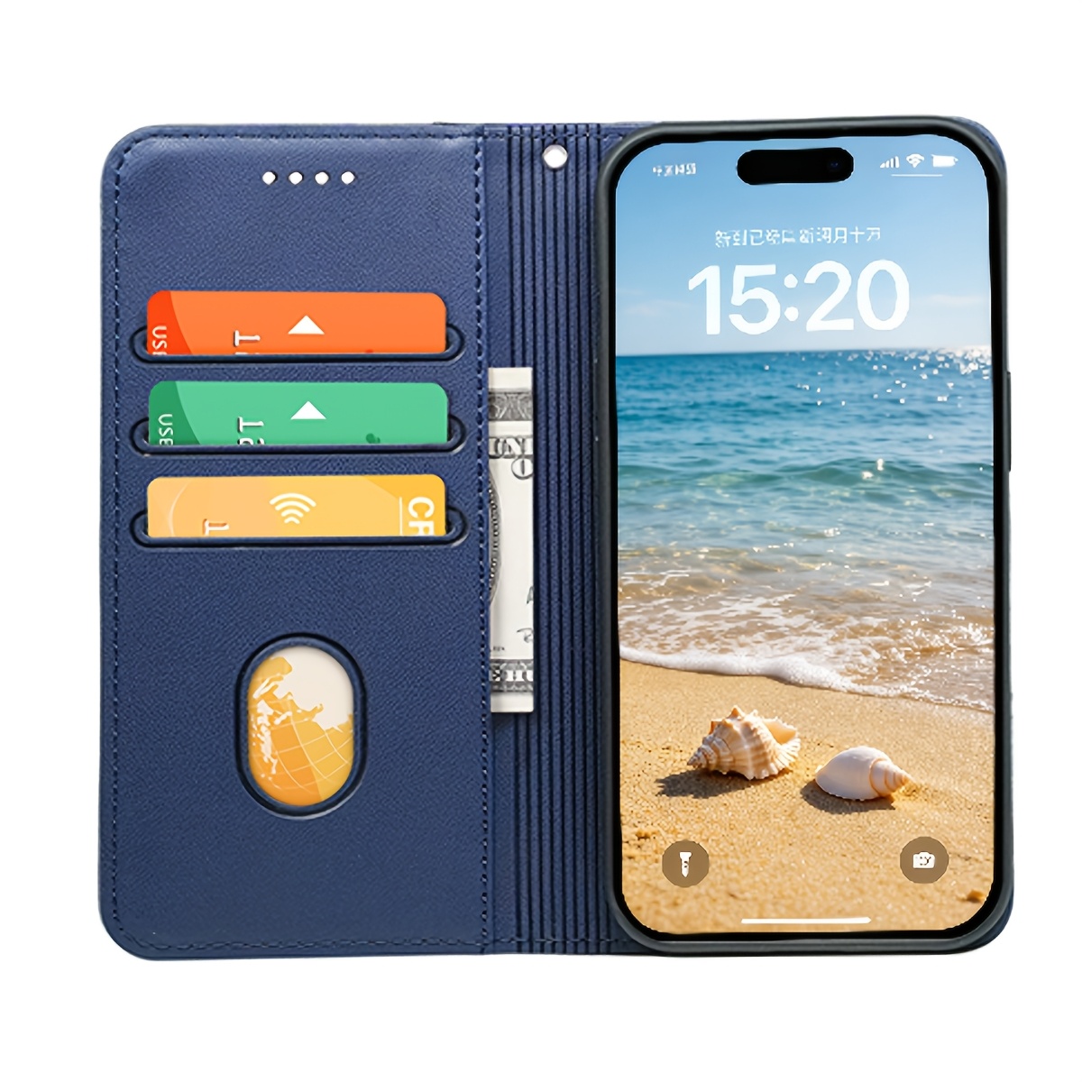 TEMU Чохол для телефону: Чохол для for Samsung for Galaxy A16 4G/5G у стилі ділової книжки з відкидним клапаном та гаманцем із 3 відділеннями для
