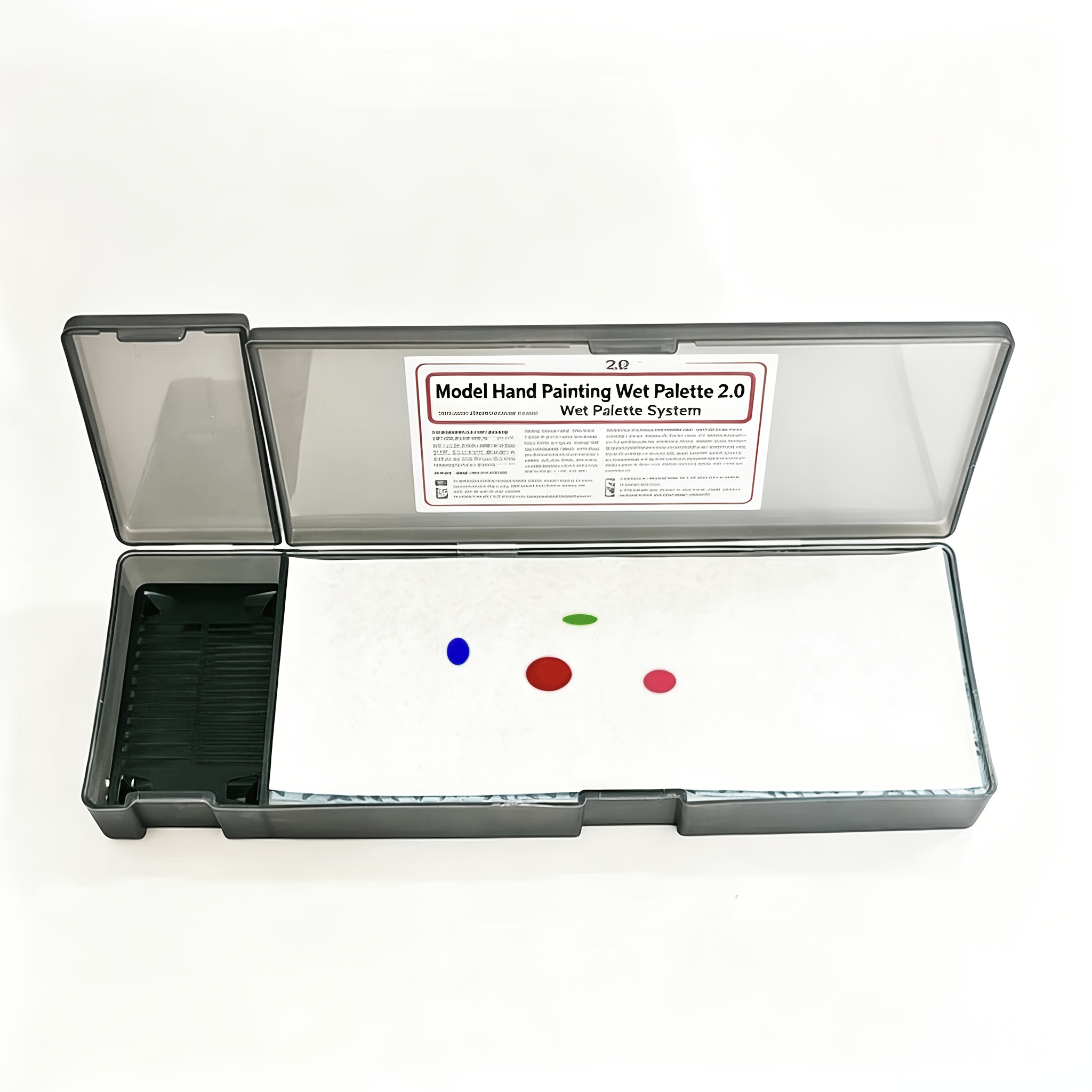 TEMU Water-based Paint Mixing Palette & Coloring Pen Tool With Moisturizing Palette Base Suitable For Model Building, Hobbyists, Artists - Pigment