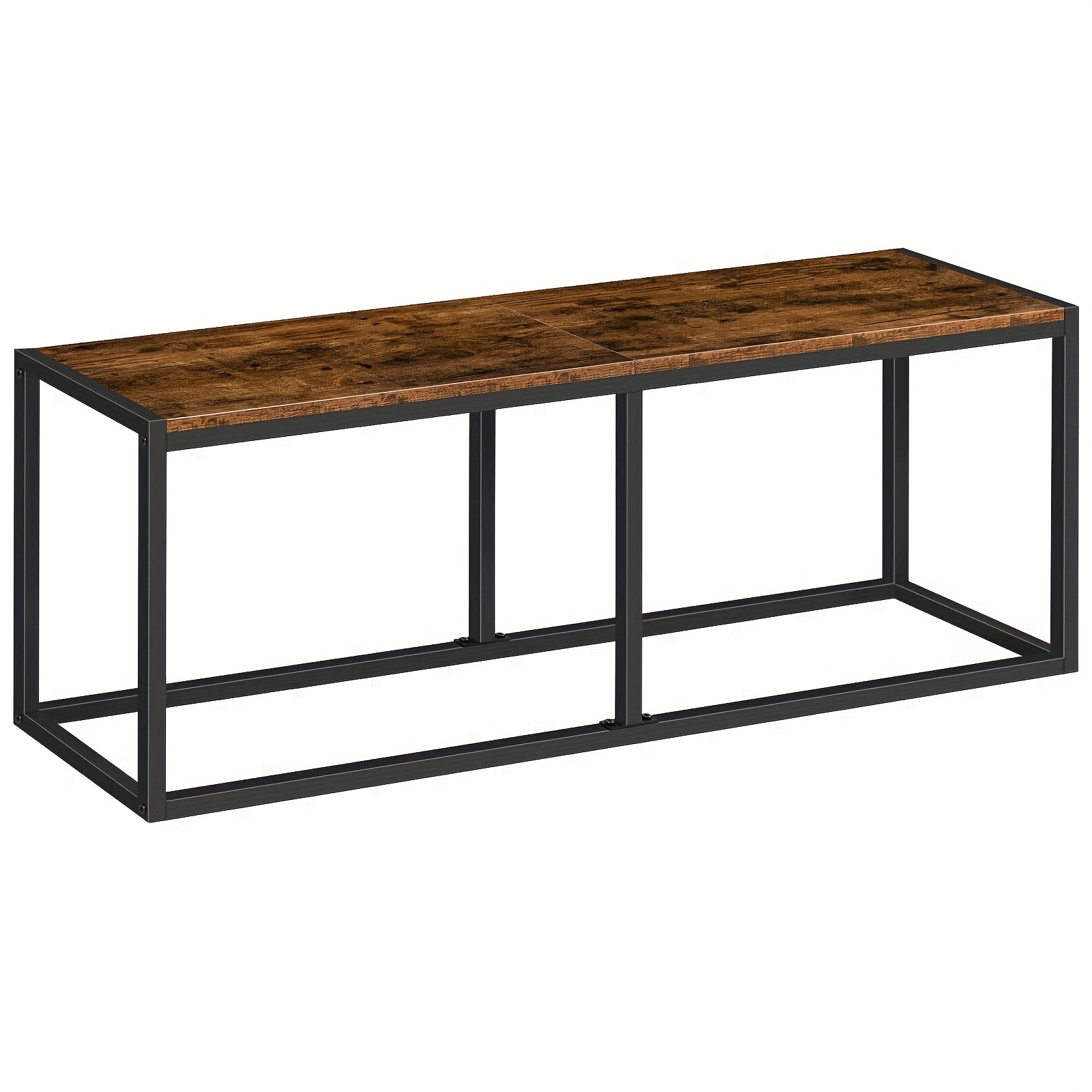 Image of Dining Room Benches, 120 X 30 X 46.5cm Kitchen Bench, Dining Bench In , Sturdy Metal Frame, Easy To Assemble, For Kitchen, Living Room, Entrance, Bedroom