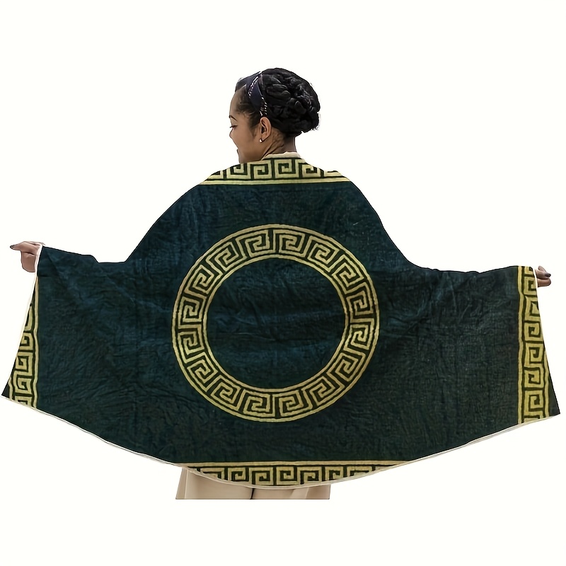 Image of Extra-large Cotton Beach Towel, Soft, Absorbent, Printed With Original Patterns, Suitable For Swimming, At The Swimming Pool, Traveling, And Outdoor Use.