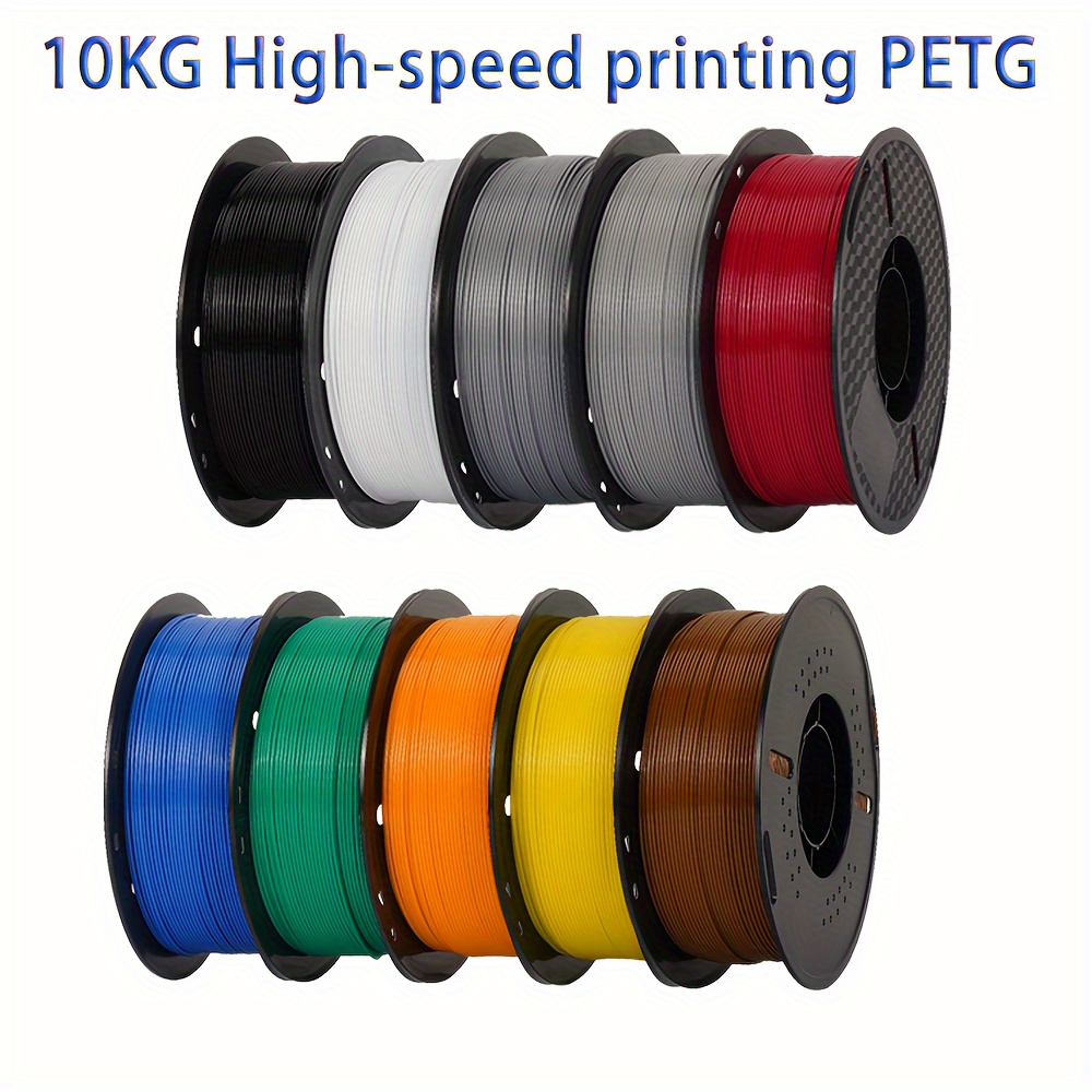 

HS-PETG 10KG (22LBS) 1.75 mm, dimensionnelle +/- mm, bobine de 1 kg (2.2 LBS), , la plupart des imprimantes 3D FDM.