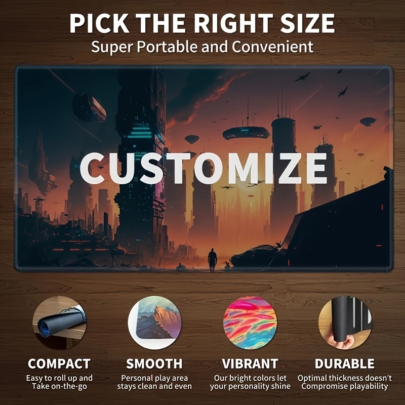 Customizable Tabletop Game Mat for Players