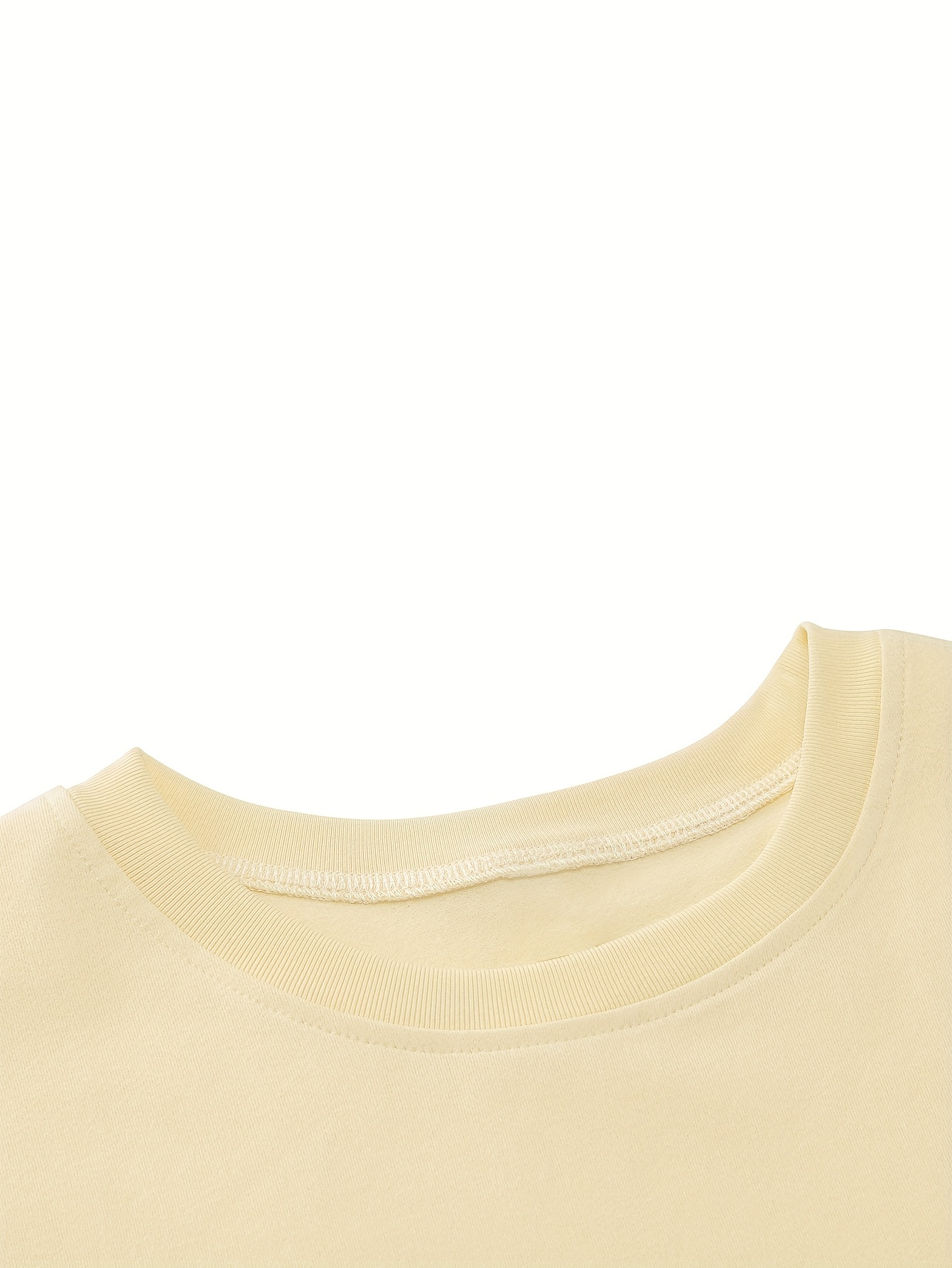 womens summer casual skateboard graphic print t shirt loose fit longline top with cartoon design light yellow round neck short sleeve tee for streetwear everyday outfits outfit addition durable fabric relaxed fit   print shirt women Product details 8