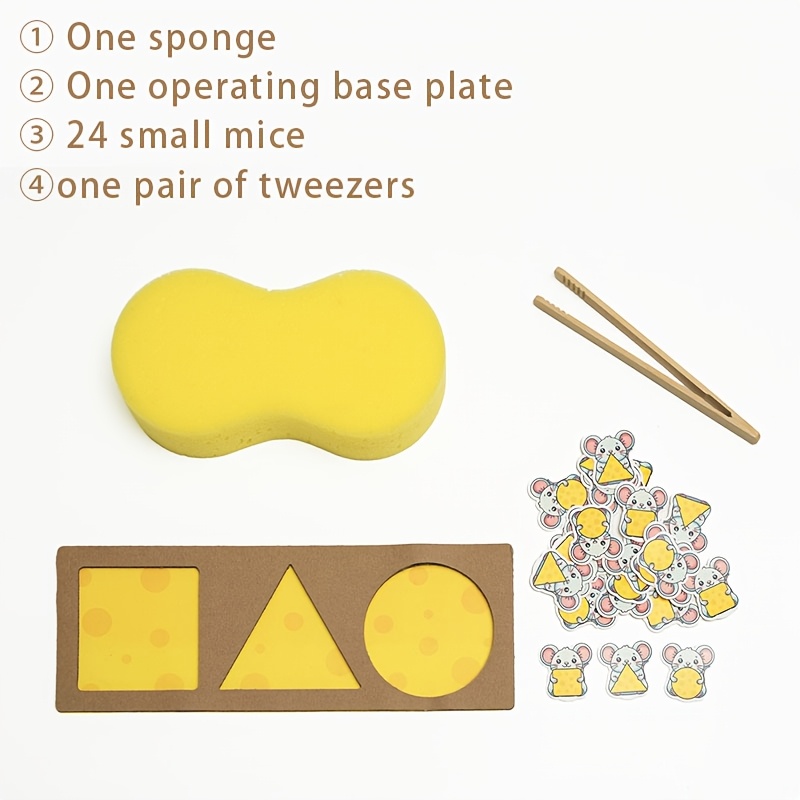 1pc Clip-on Development Geometry Shape Fine Motor Training Toy Smart Matching Teaching Aid Sorting And Stacking Toys, Stem, Sensory Toys, Back To School