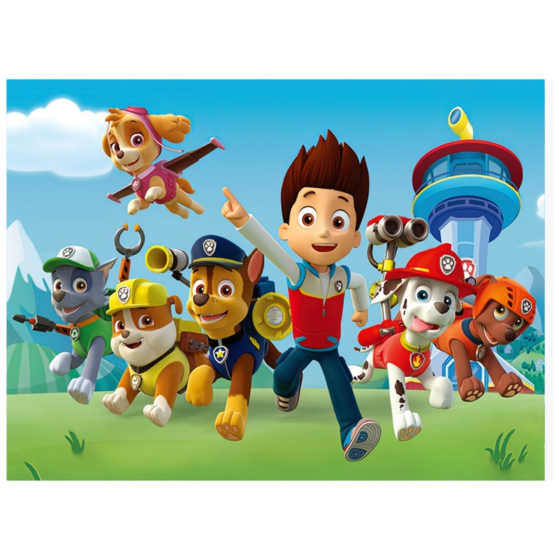 Image of Party Backdrop, Adorable Cartoon Characters, Trendy And Creative, Vibrant Colors, Reusable Background, Essential Decoration For Birthdays, Holidays, And Graduations, Party Banner And Pennant