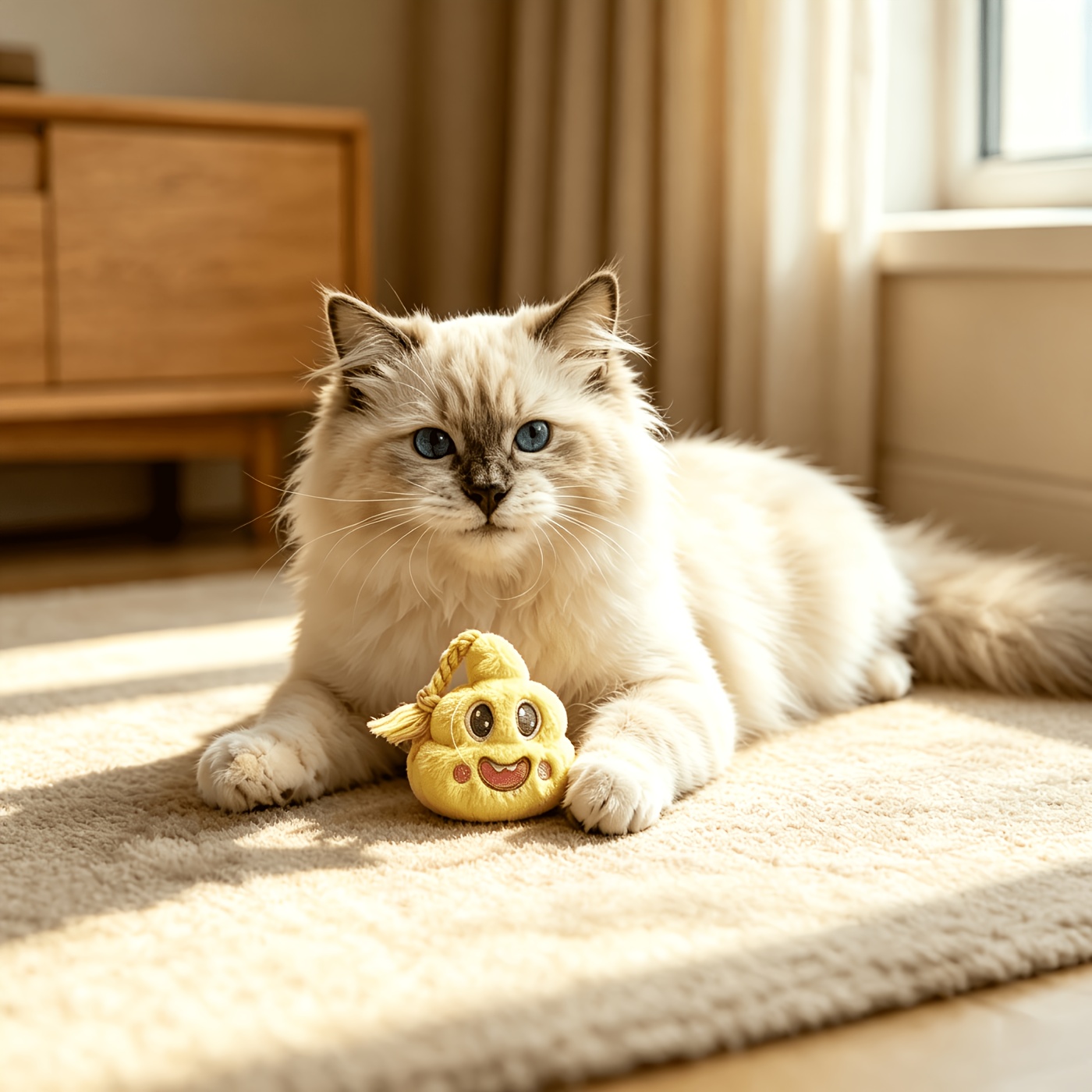 Pet Rope Knot Plush Squeaky Toy for Interactive Play